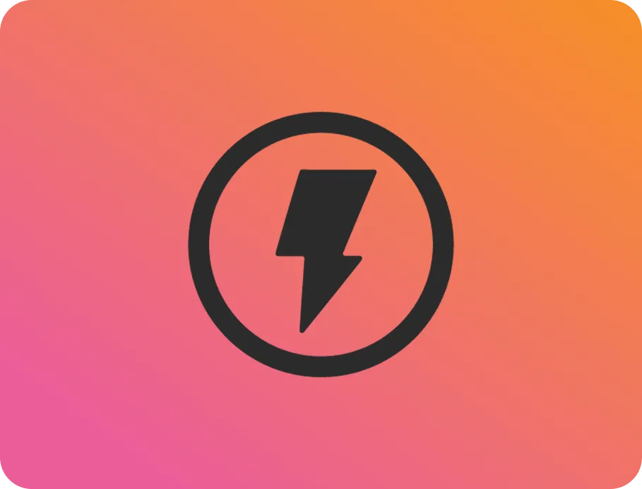 The TrendyMinds logo on an orange to red gradient background